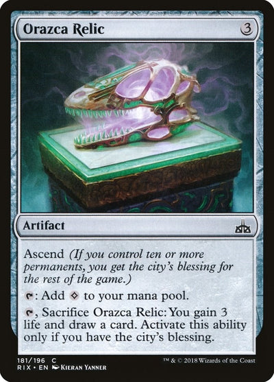 Orazca Relic (181) (RIX)