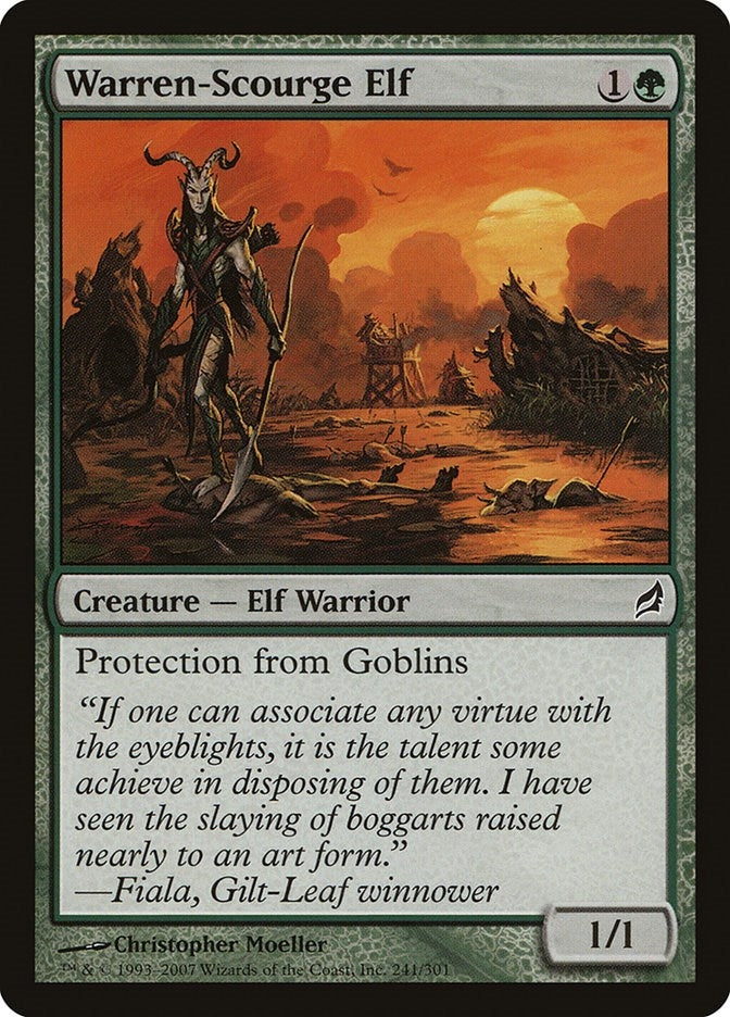 Warren-Scourge Elf (241) (LRW)