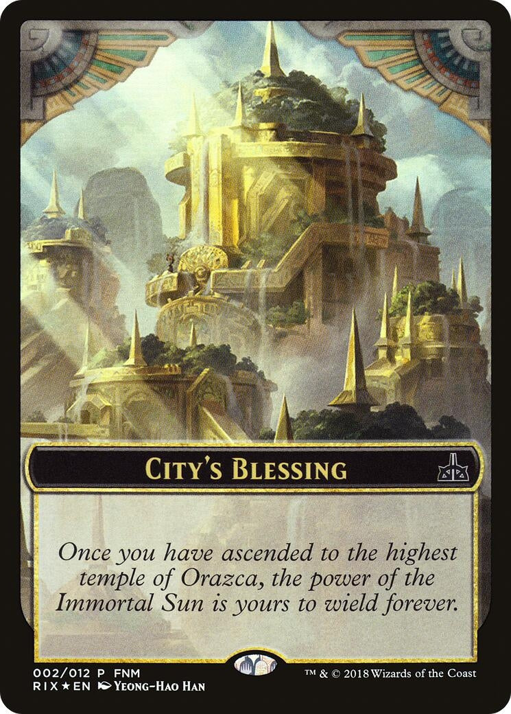 City's Blessing // Elemental Double-Sided Token (2) (FNM)