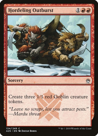 Hordeling Outburst (134) (A25)
