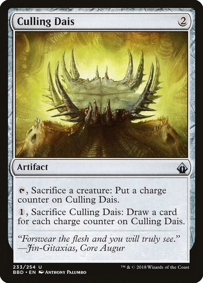 Culling Dais (233) (BBD)