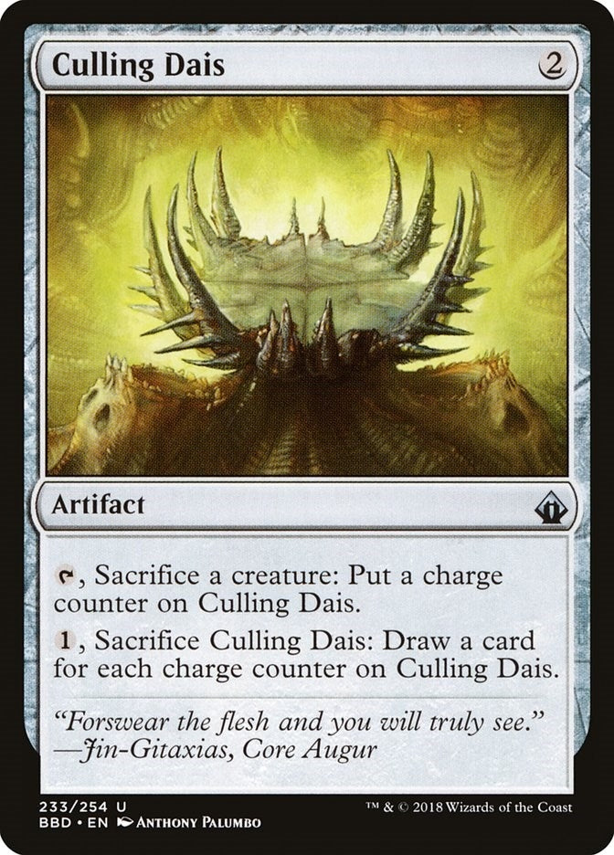 Culling Dais (233) (BBD)