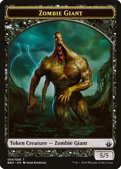 Zombie Giant Token (4) (BBD)