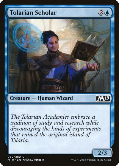 Tolarian Scholar (80) (M19)