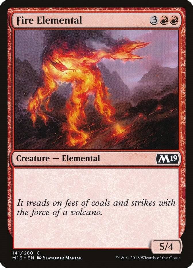 Fire Elemental (141) (M19)