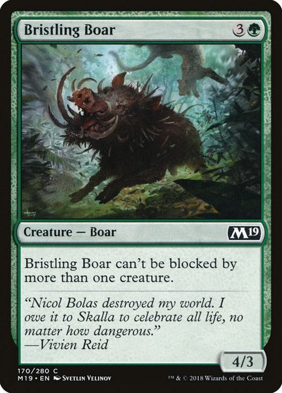 Bristling Boar (170) (M19)