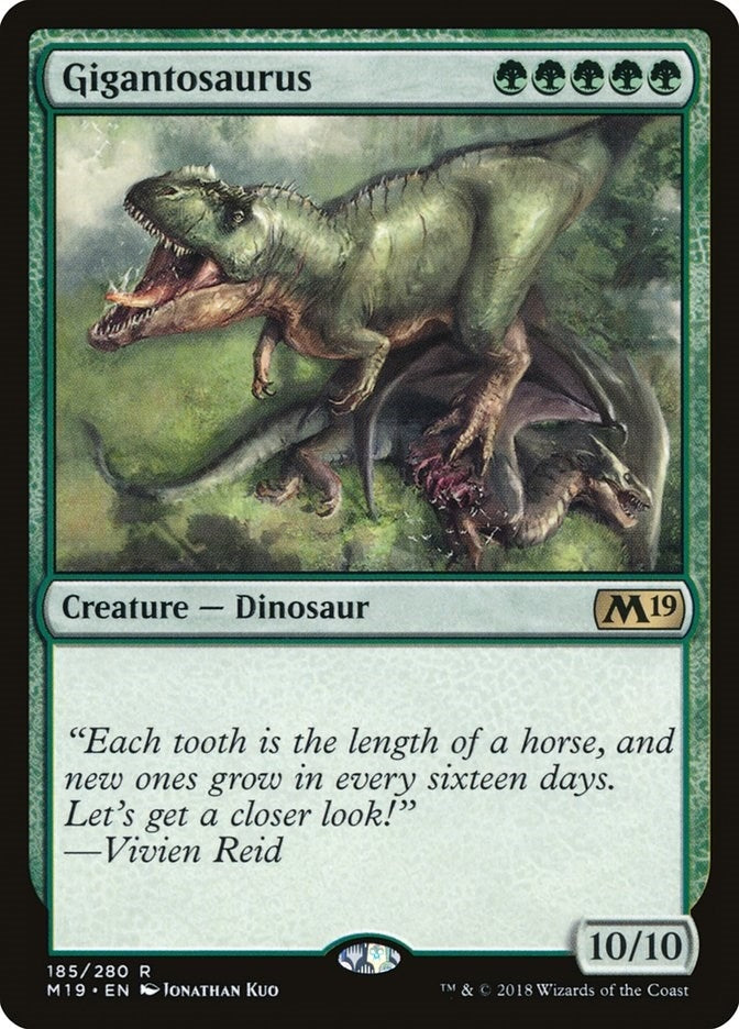 Gigantosaurus (185) (M19)