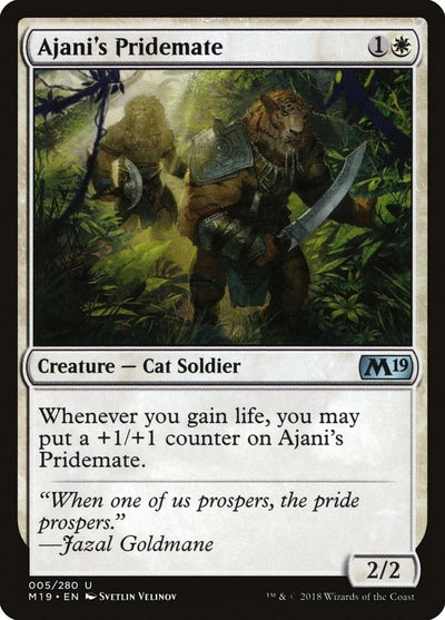 Ajani's Pridemate (5) (M19)