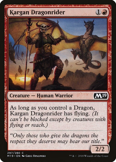 Kargan Dragonrider (297) (M19)