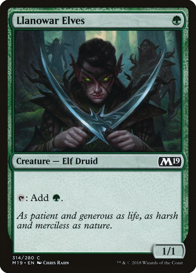 Llanowar Elves (314) (M19)