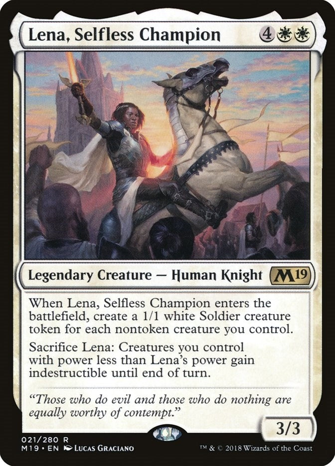 Lena, Selfless Champion (21) (M19)