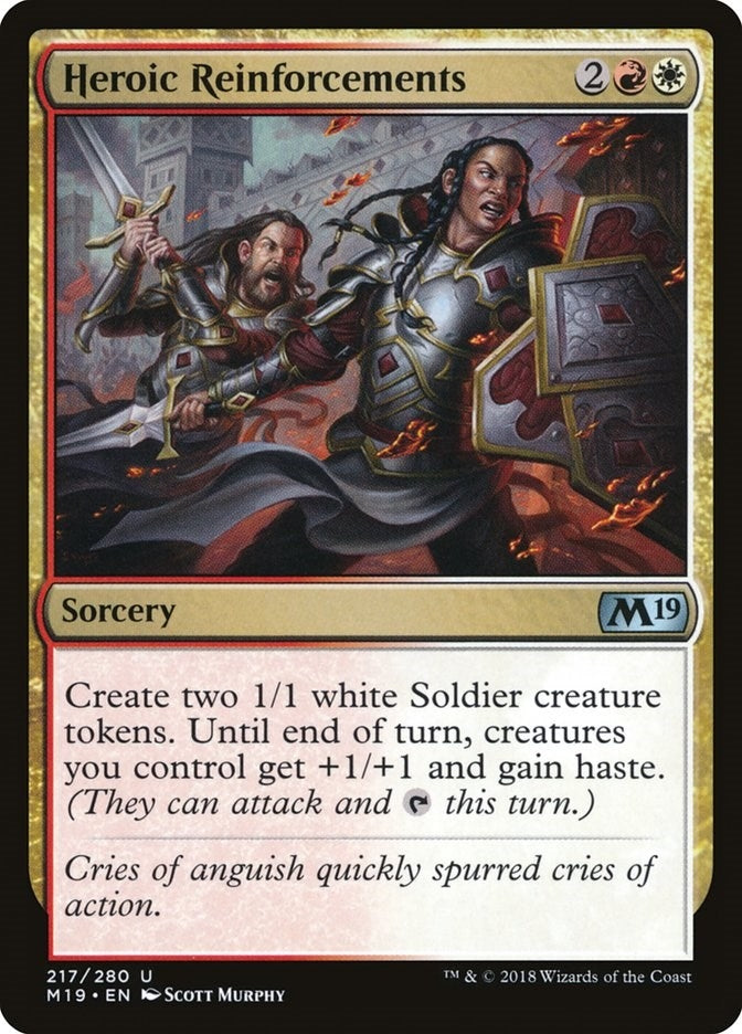 Heroic Reinforcements (217) (M19)