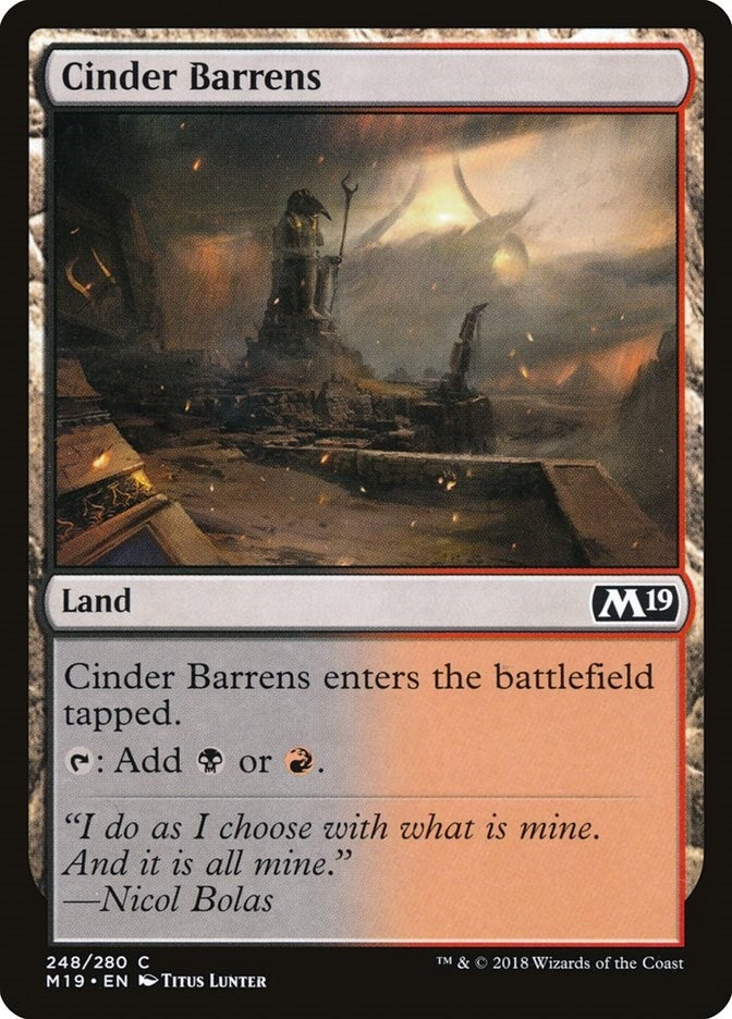 Cinder Barrens (248) (M19)