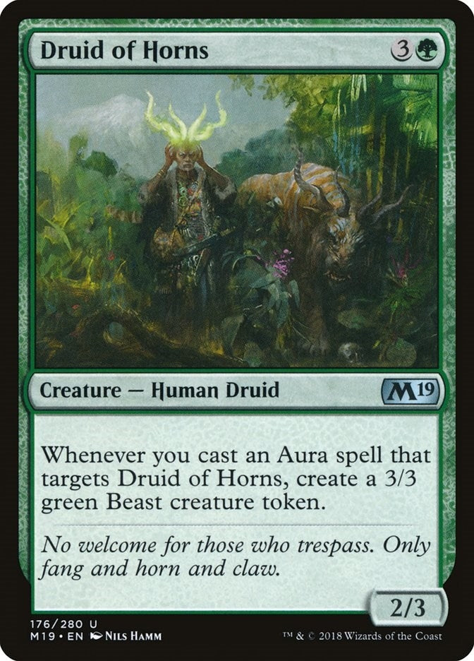 Druid of Horns (176) (M19)