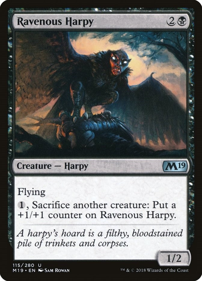 Ravenous Harpy (115) (M19)