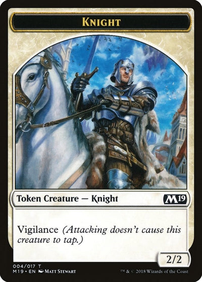 Knight Token (4) (M19)