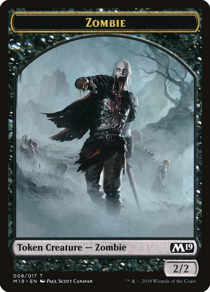 Zombie Token (8) (M19)