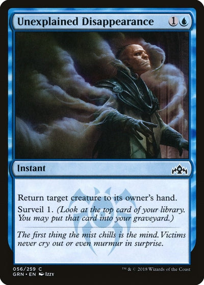 Unexplained Disappearance (56) (GRN)