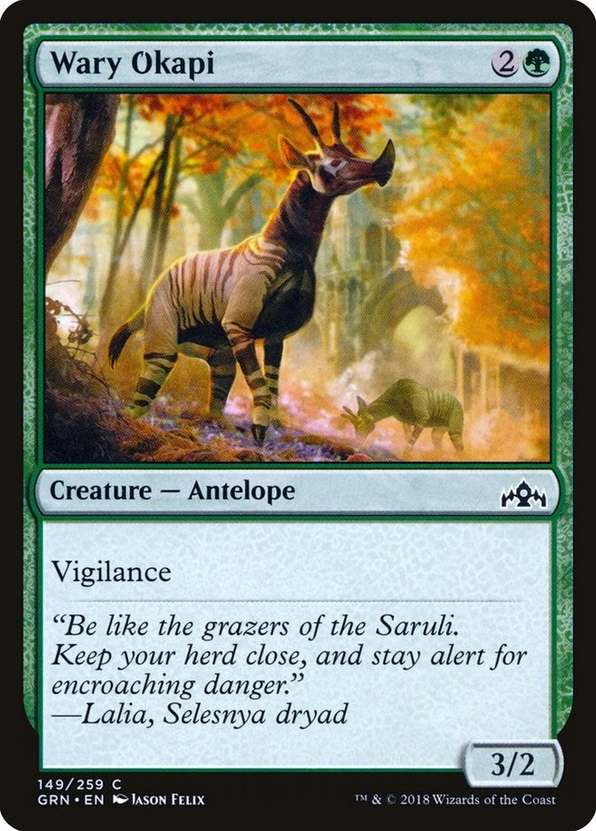 Wary Okapi (149) (GRN)