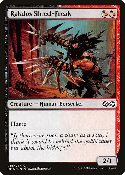 Rakdos Shred-Freak (219) (UMA)
