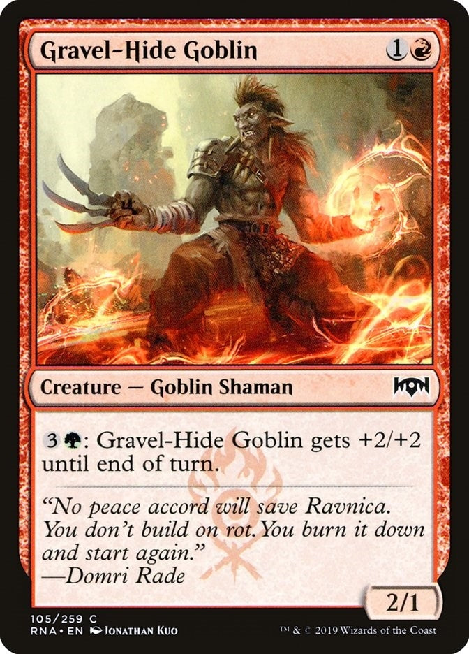 Gravel-Hide Goblin (105) (RNA)