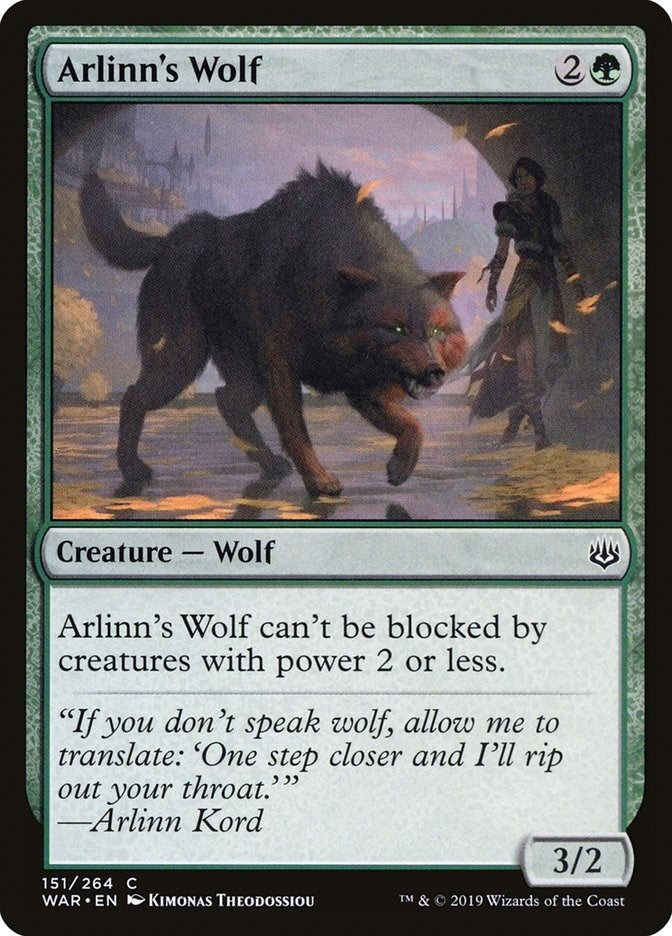 Arlinn's Wolf (151) (WAR)