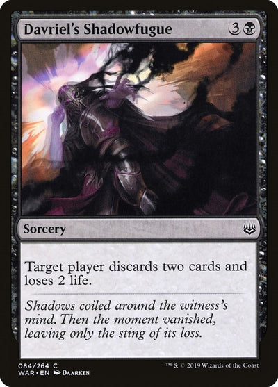 Davriel's Shadowfugue (84) (WAR)