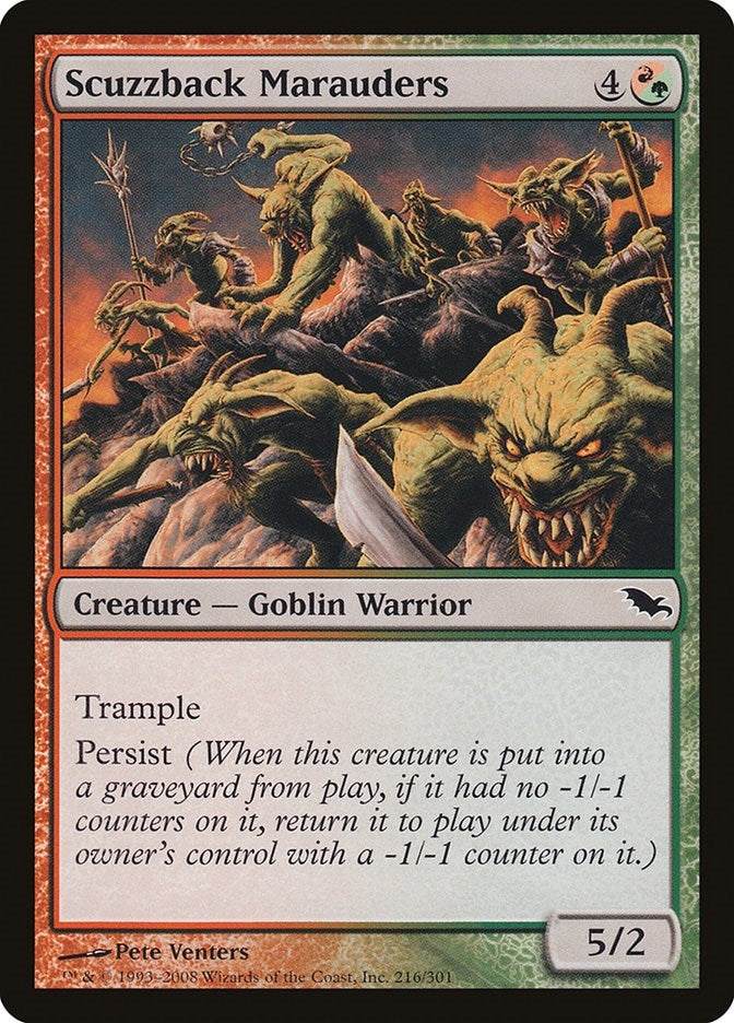 Scuzzback Marauders (216) (SHM)