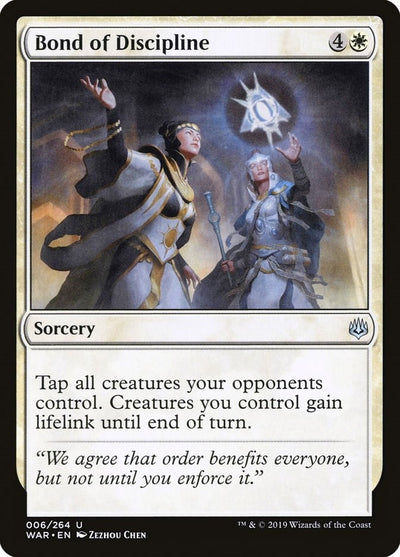 Bond of Discipline (6) (WAR)