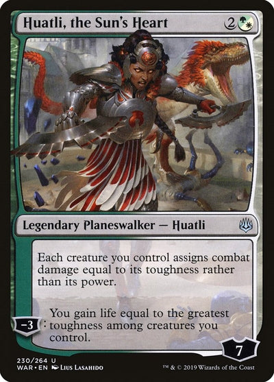 Huatli, the Sun's Heart (230) (WAR)