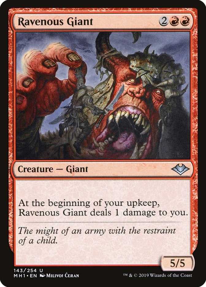 Ravenous Giant (143) (MH1)