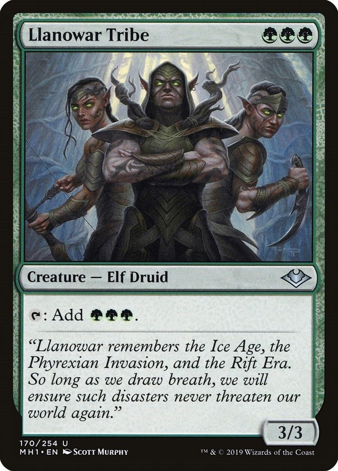 Llanowar Tribe (170) (MH1)