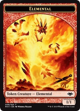 Elemental (008) // Construct Double-Sided Token (8 // 17) (MH1)