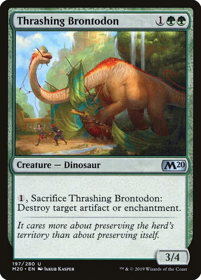 Thrashing Brontodon (197) (M20)