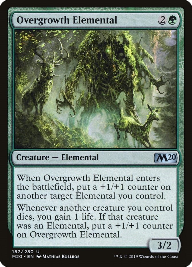 Overgrowth Elemental (187) (M20)