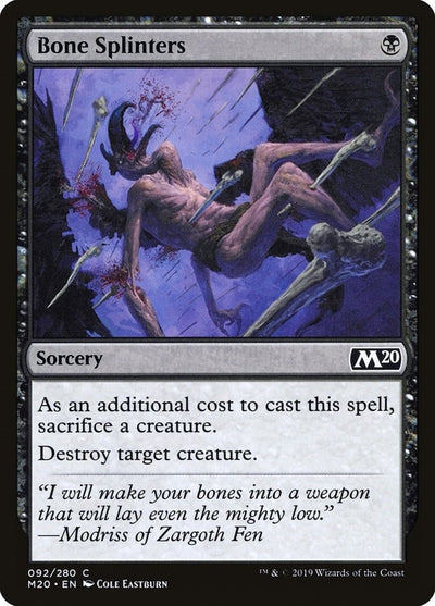 Bone Splinters (92) (M20)