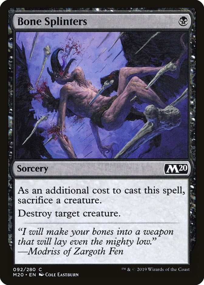 Bone Splinters (92) (M20)