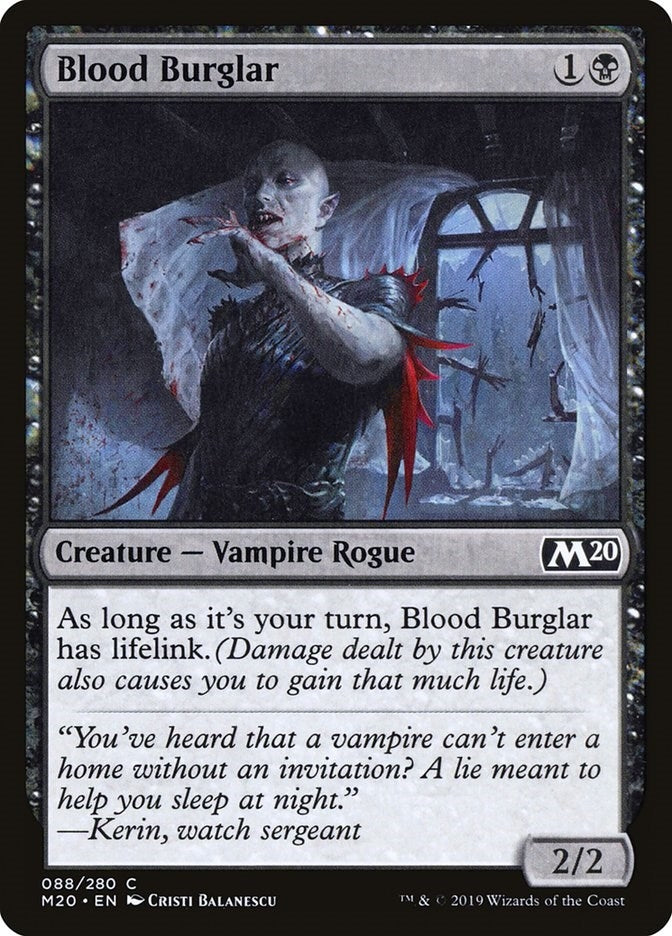 Blood Burglar (88) (M20)