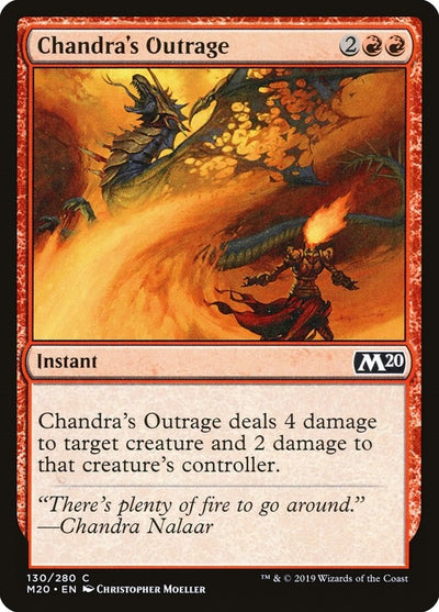 Chandra's Outrage (130) (M20)