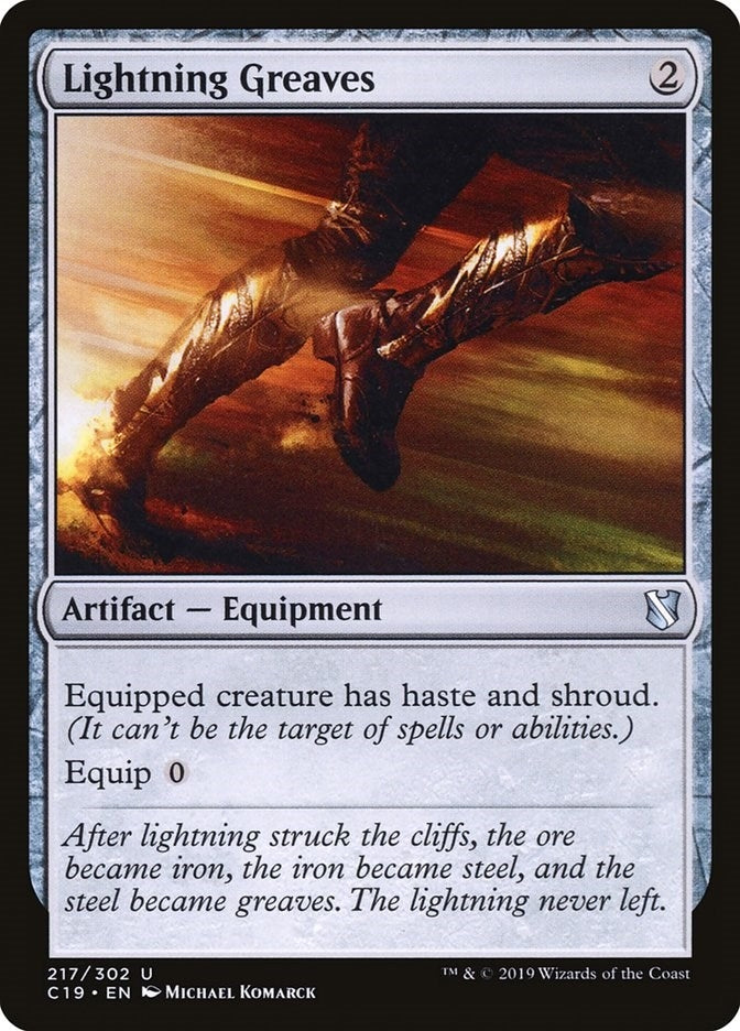 Lightning Greaves (217) (C19)
