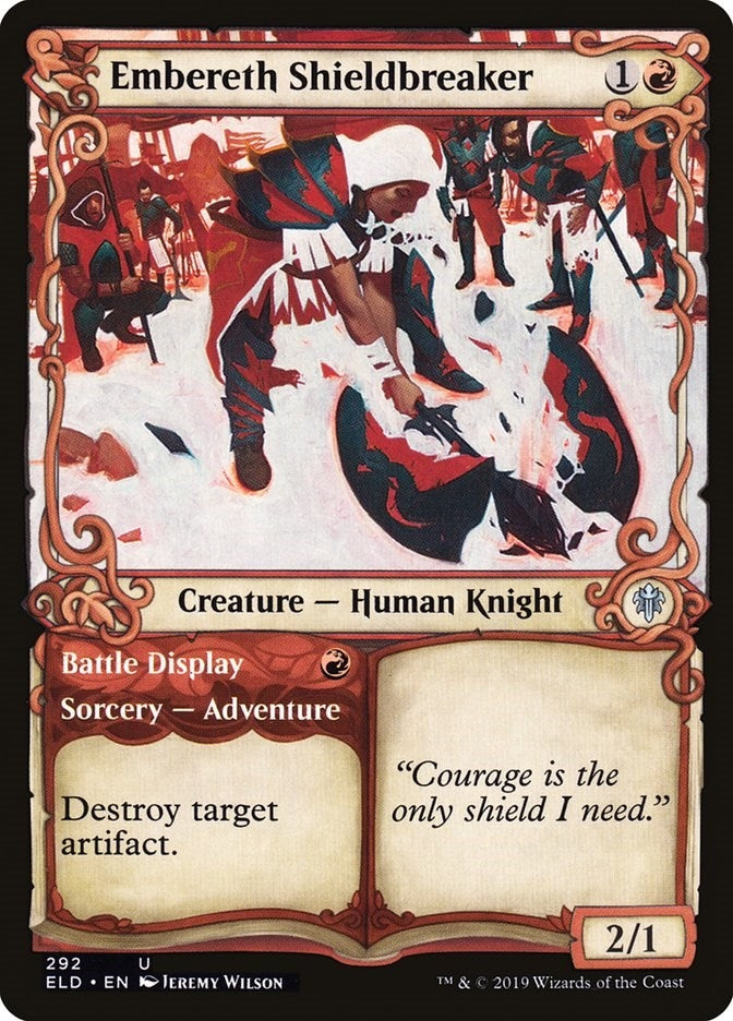 Embereth Shieldbreaker (Showcase) (292) (ELD)
