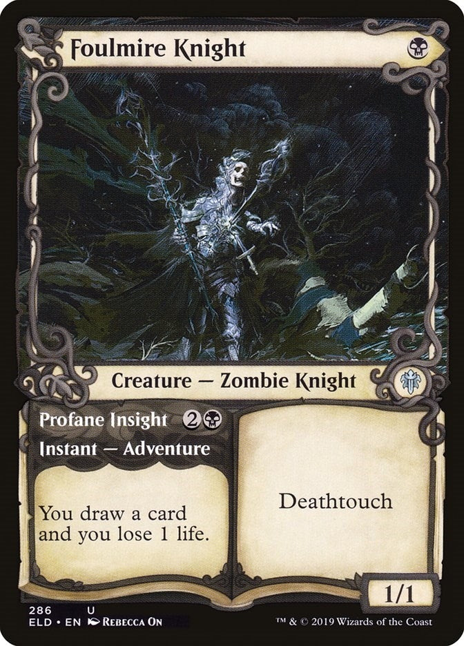 Foulmire Knight (Showcase) (286) (ELD)