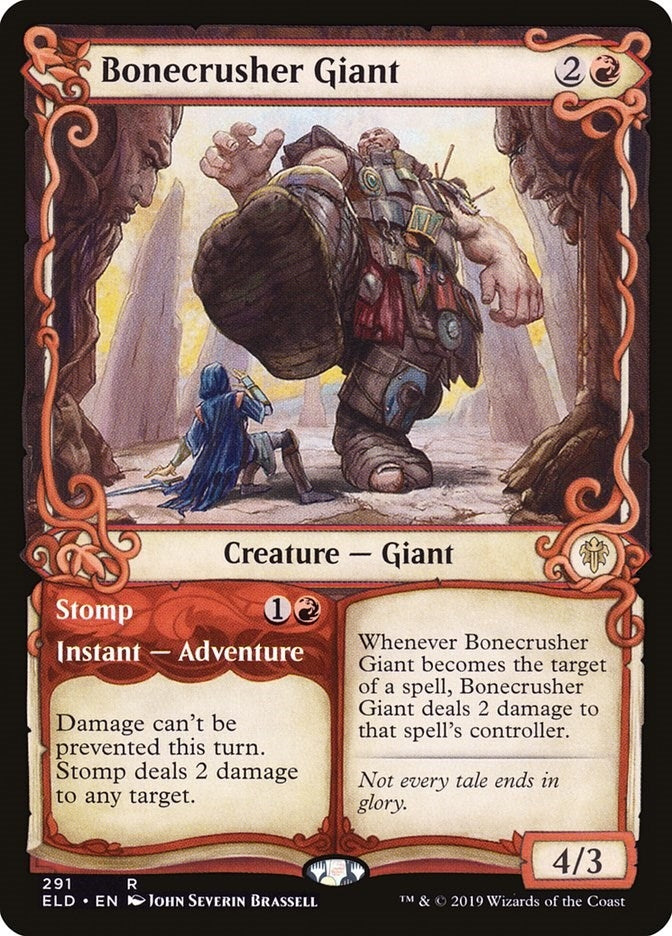 Bonecrusher Giant (Showcase) (291) (ELD)