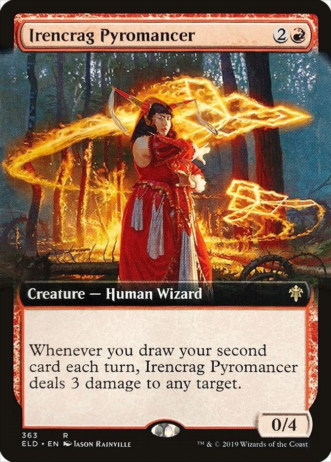 Irencrag Pyromancer (Extended Art) (363) (ELD)
