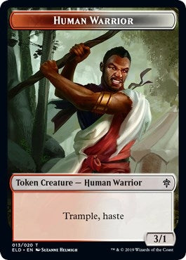 Human Warrior Token (13) (ELD)