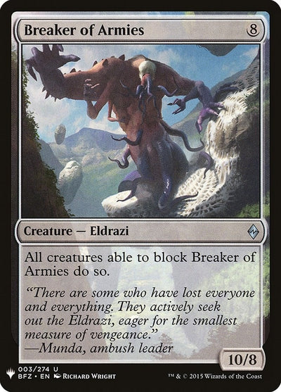 Breaker of Armies (3) (LIST)