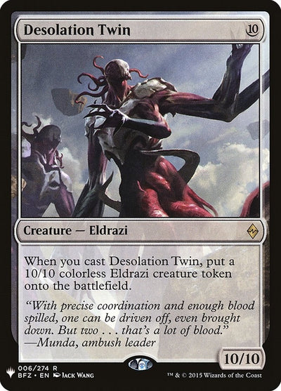 Desolation Twin (006/274) (LIST)