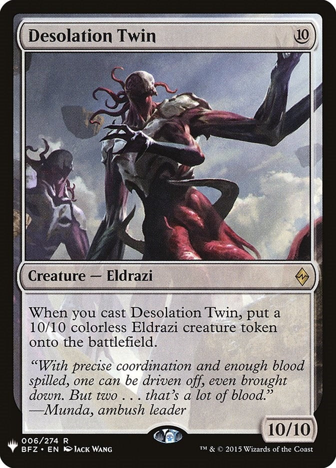 Desolation Twin (006/274) (LIST)