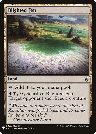 Blighted Fen (230) (LIST)