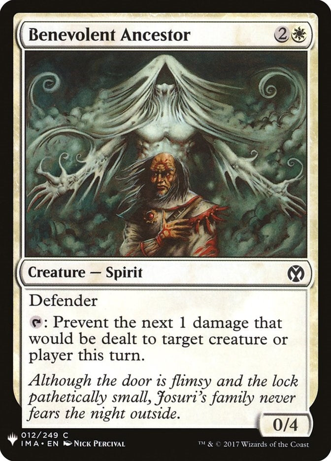 Benevolent Ancestor (12) (LIST)